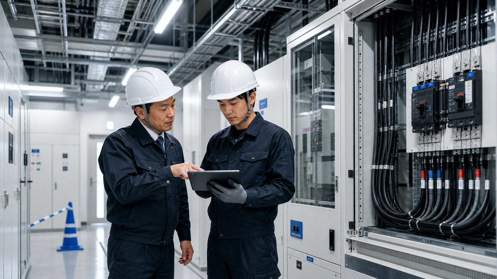 電気設備 施工写真イメージ