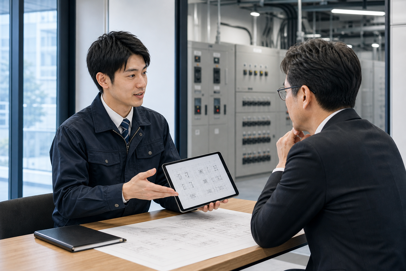 電気設備 施工イメージ